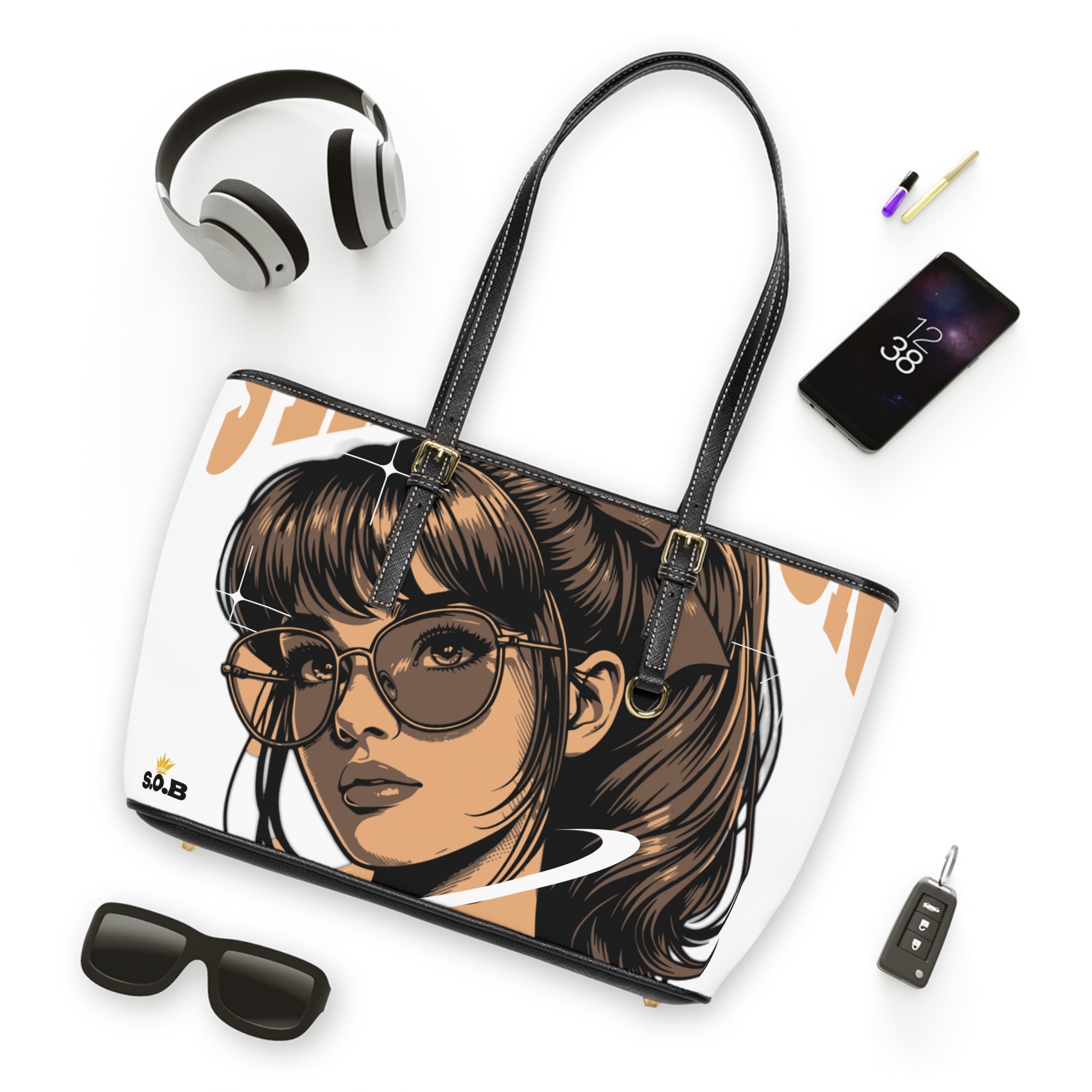 PU Leather Shoulder Bag