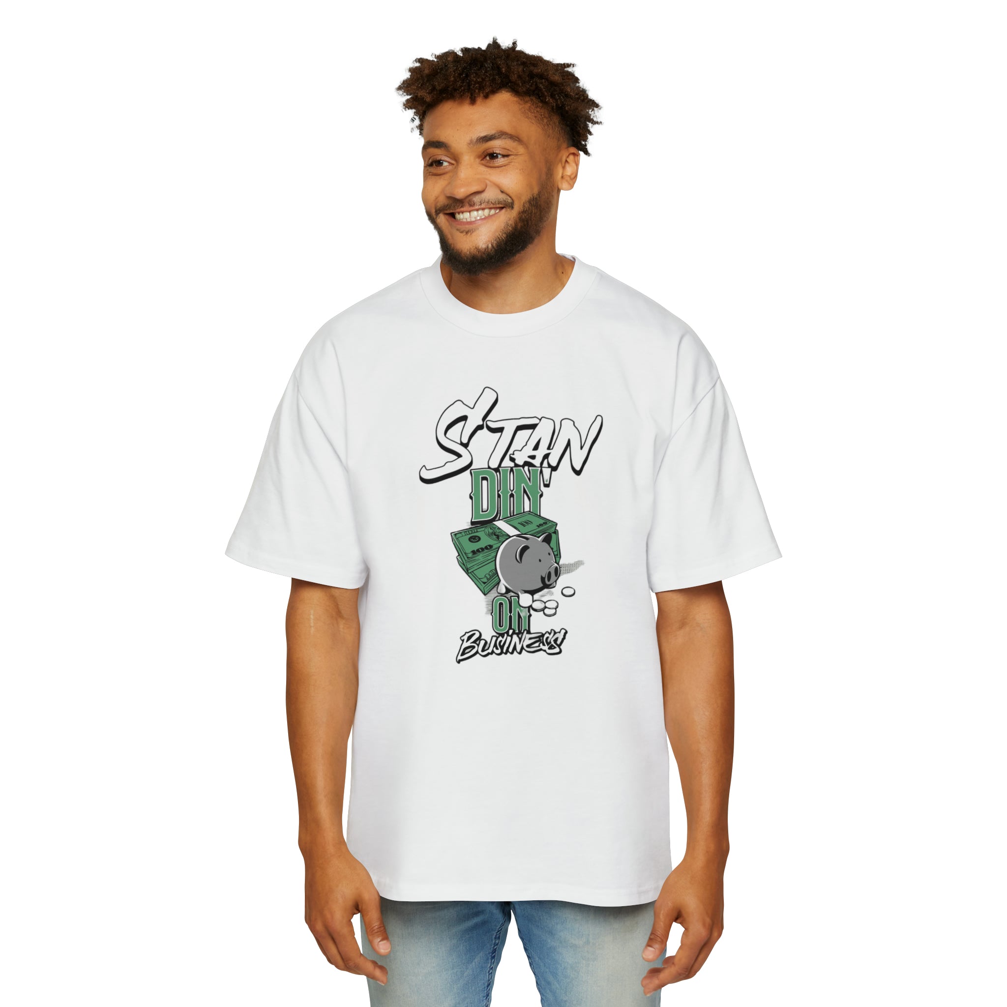 Cash Rules Men's Heavy Oversized Tee™