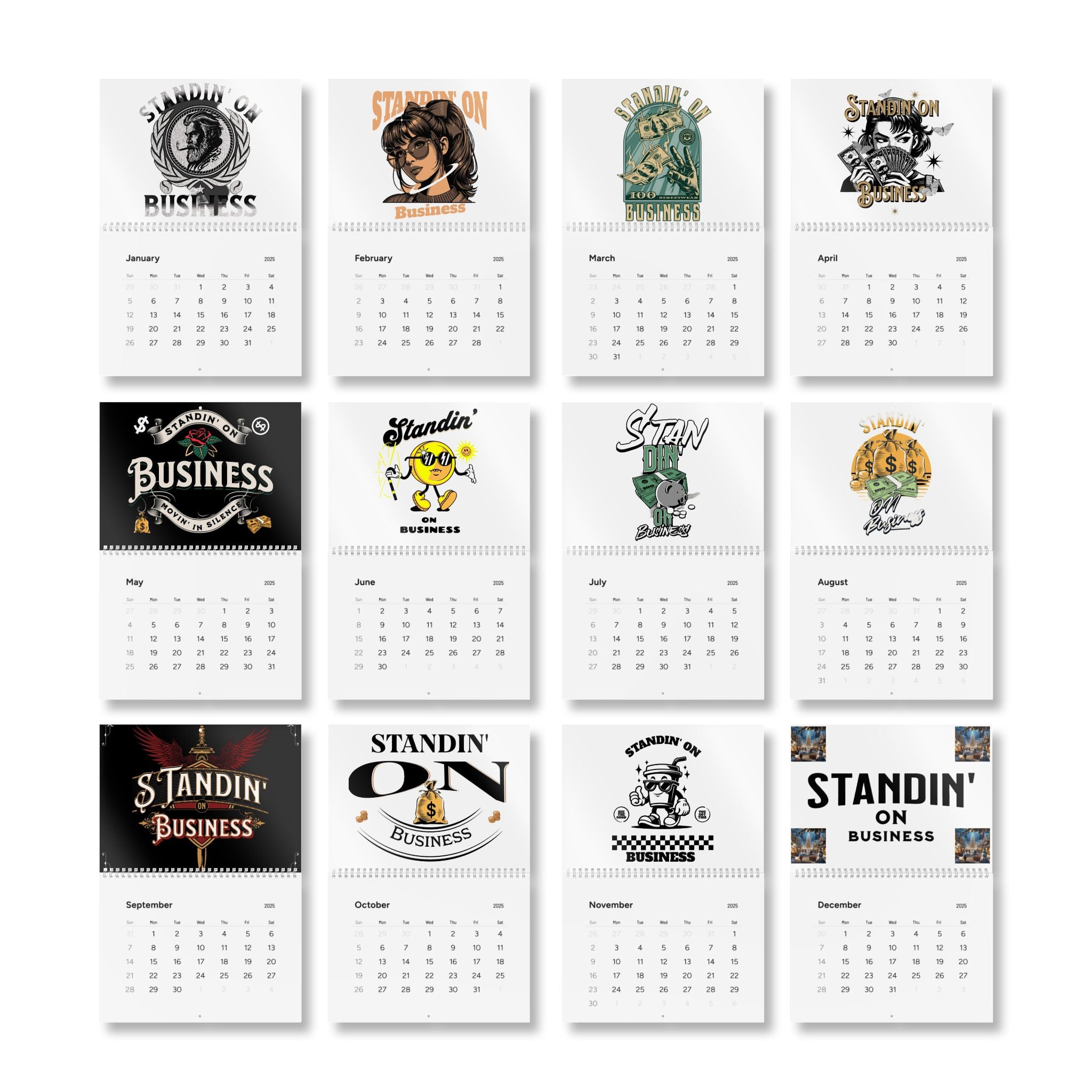 Standard Calendar (2025)