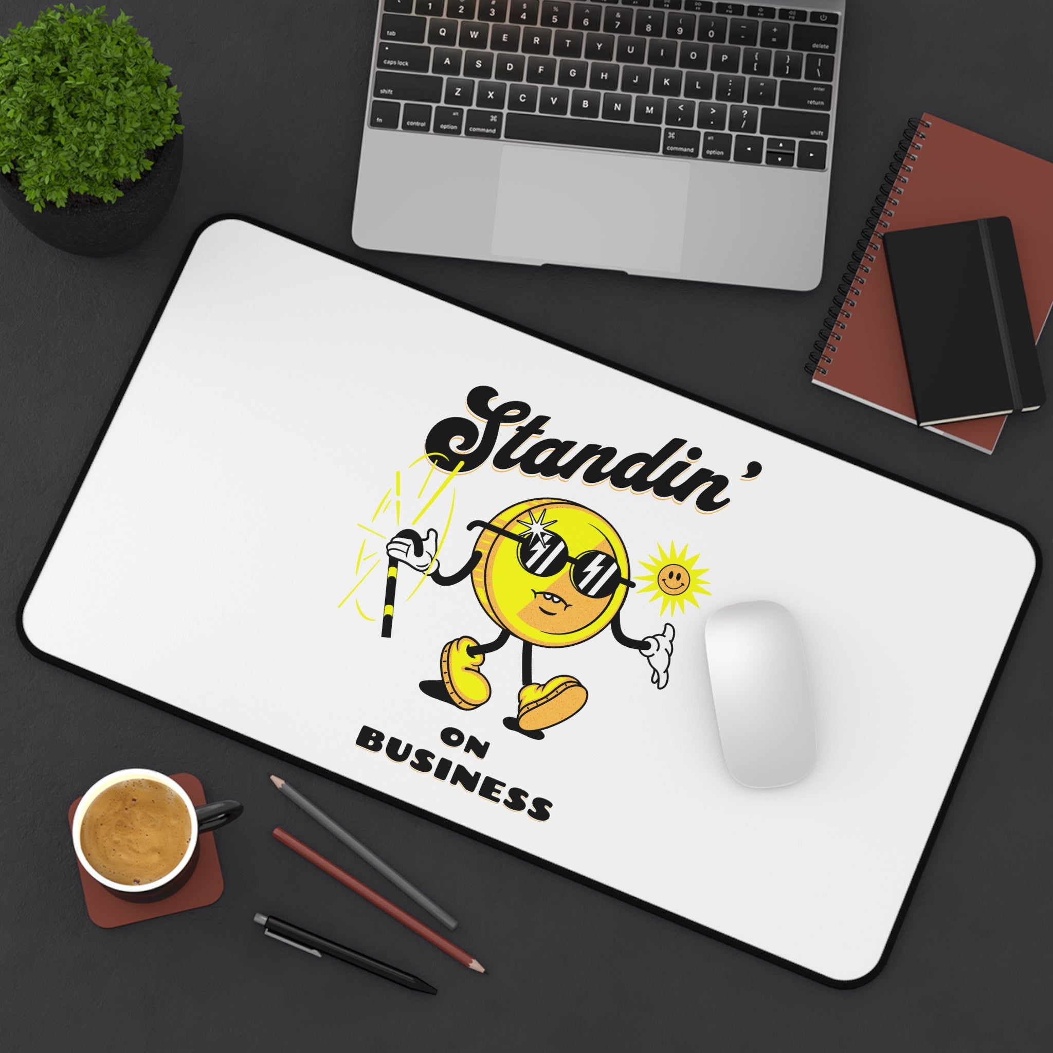 Money Doesn't Talk Desk Mat