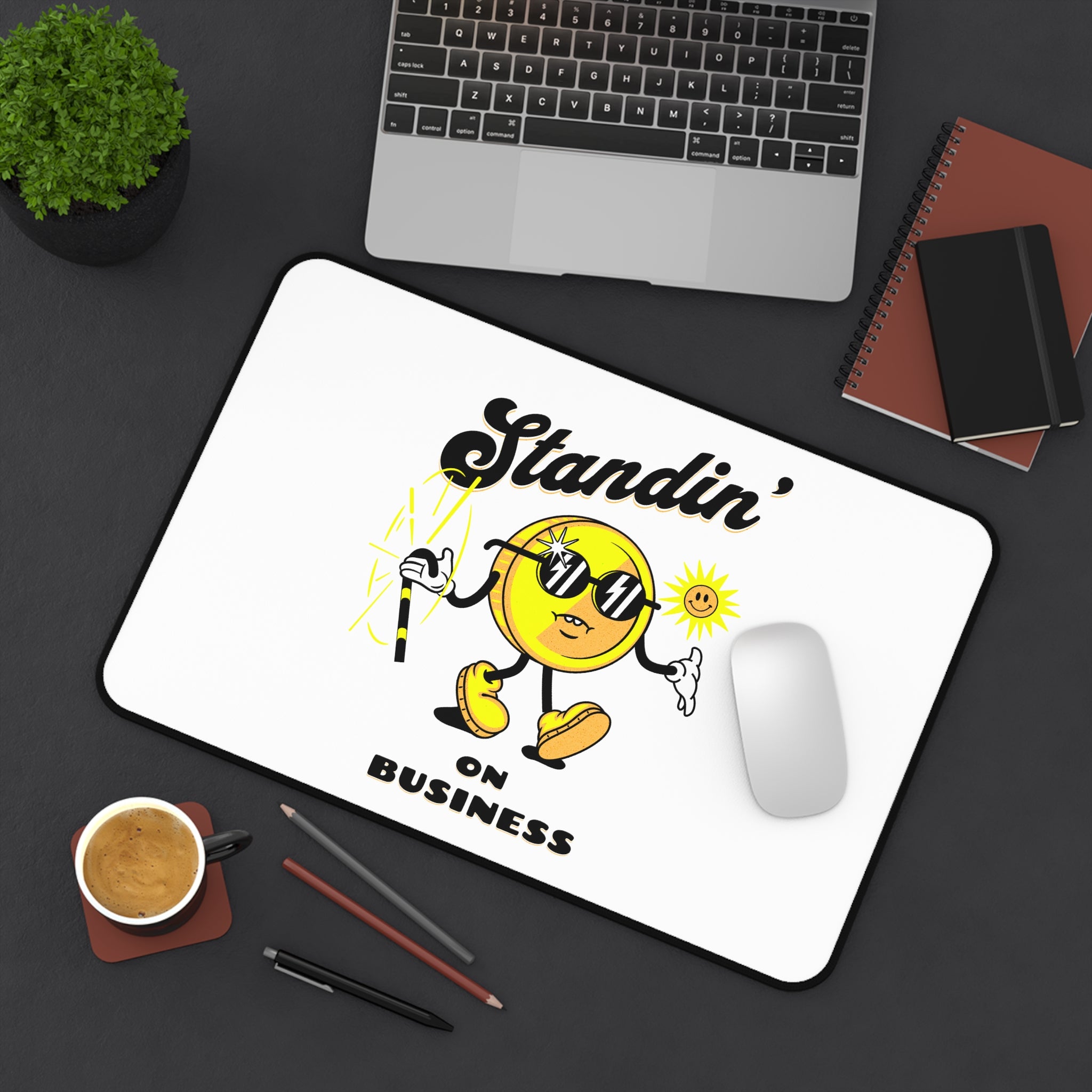 Money Doesn't Talk Desk Mat