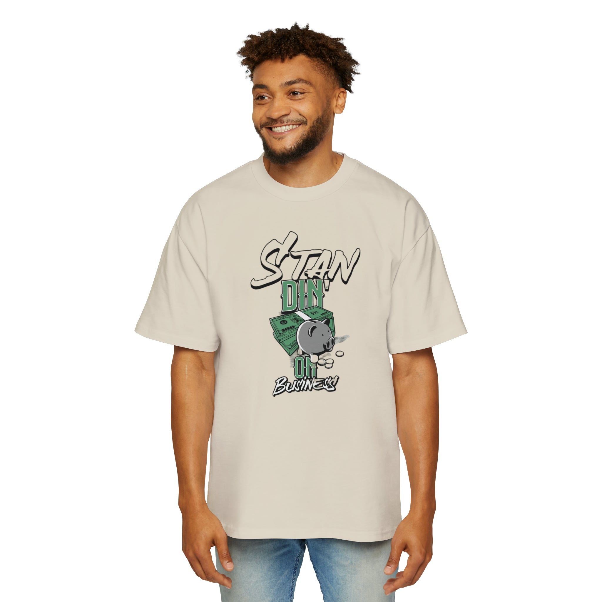 Cash Rules Men's Heavy Oversized Tee™