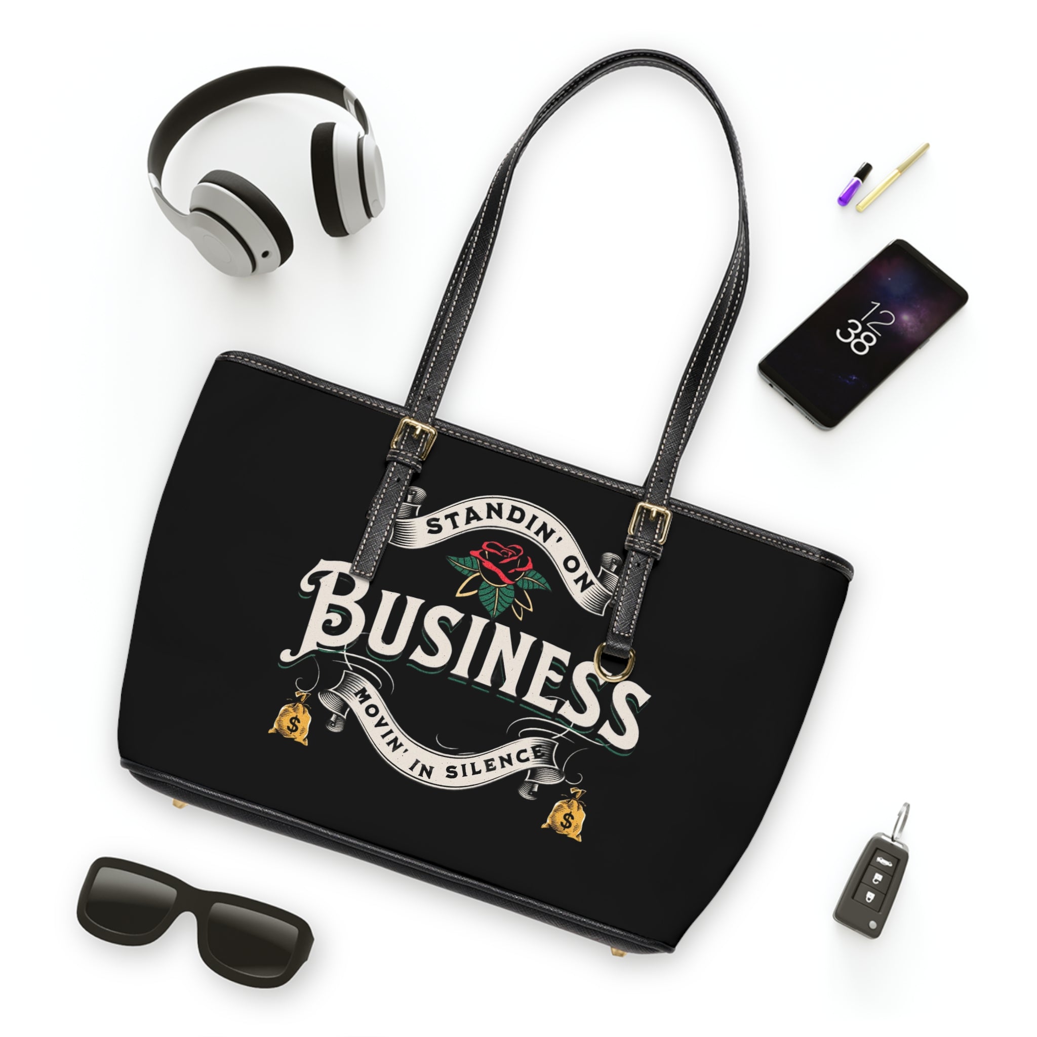 PU Leather Shoulder Bag