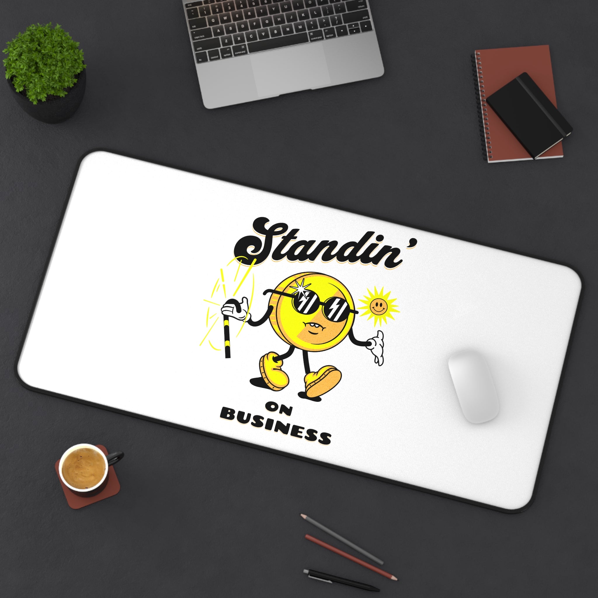 Money Doesn't Talk Desk Mat