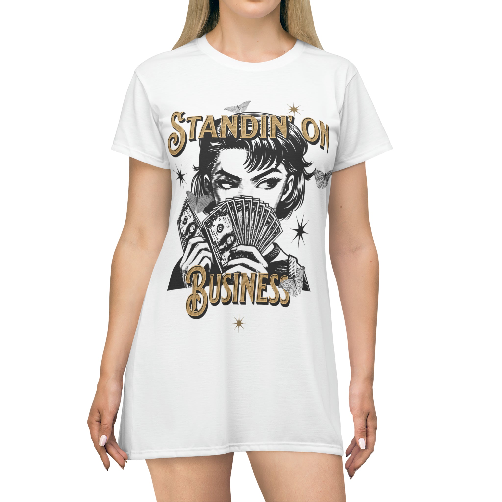 Golden Power T-shirt Dress™