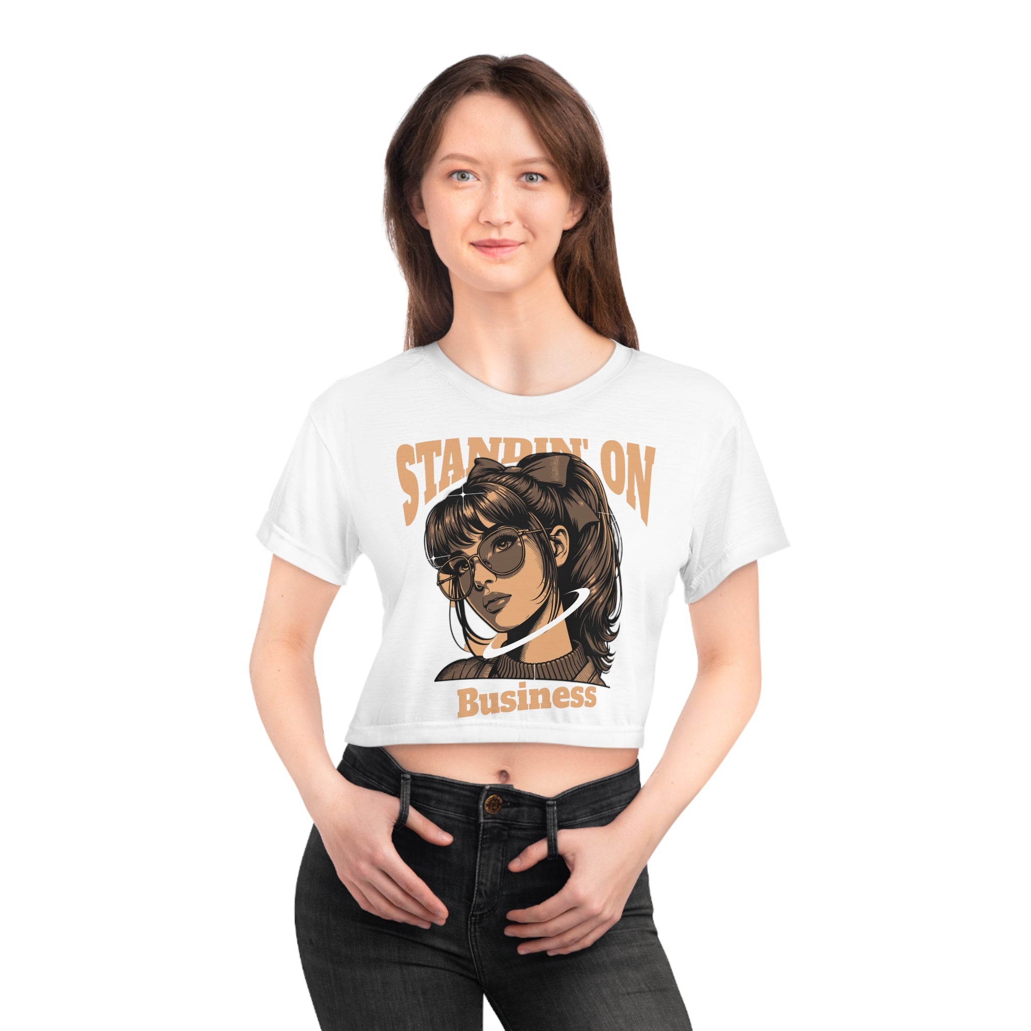 Y2K Retro Girl Crop Tee™
